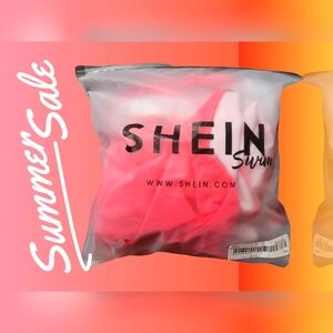 Pink & Cheetah Print Swimsuit from Shein. NEVER WORN. Size 2XL